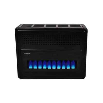 As Royal HR 11000 G Dt - 11Kw Hermetik Soba - Duvar Tipi Camlı Fansız - Siyah - Ücretsiz Sevk