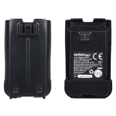 Aselsan A446C PM5BB LI-ON 3.7V 1000mAh Yedek Lityum Batarya Pili