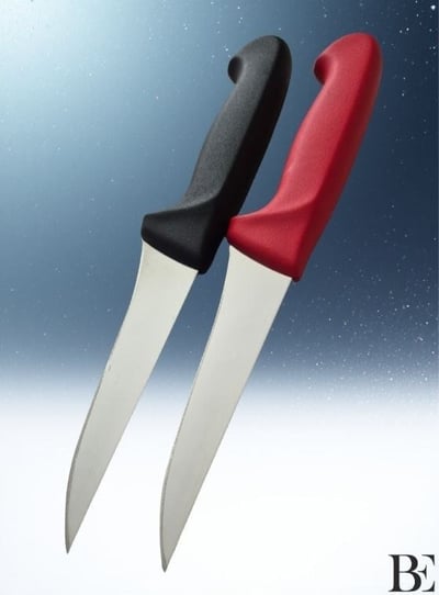 BeKnife Bemiral 14cm No.1 Kemik Sıyırma Bıçağı 10352.14-13 Fibrox Kaymaz Saplı 36mm X 140mm X 3mm Siyah
