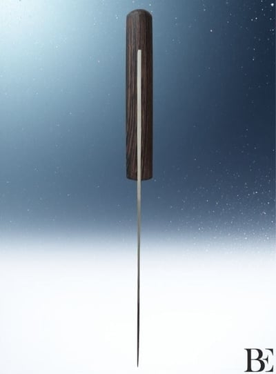 BeKnife Bemiral Bıçak No.0 12 cm 10121.12 Wenge Saplı İşlemeli Kasap Bıçağı 30mm X 120mm X 2.5mm