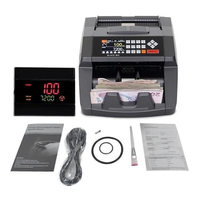BlackMix Para Sayma Makinesi Sahte Para Kontrol UV-MG-IR (TL-Euro-USD)