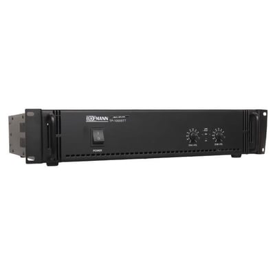 Bofmann TP-1000STT 2x500W Hat Trafolu Stereo Power Amfi - 100V Profesyonel Ses Sistemi