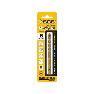 ÇOK AMAÇLI MATKAP UCU 6MM*100MM