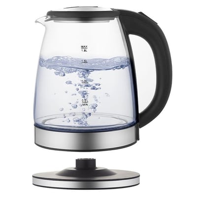 Crown CRW-7204 1500W 1.8 Litre Cam Hazneli Su Isıtıcı Mutfak Kettle