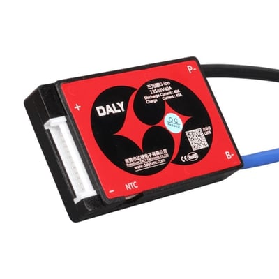 DALY 13S 48V 40A Li-ion Lityum Batarya Akü Pasif Balanslı BMS Kartı - NTC Sıcaklık Sensörlü