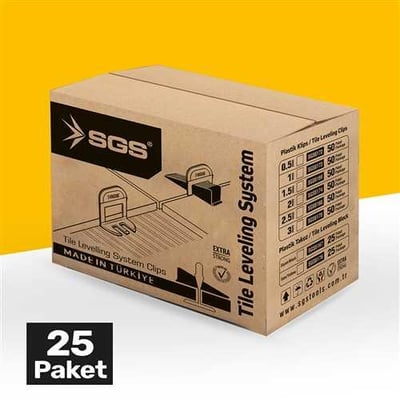 DERZ SEVİYE TESPİT KLİPS TAKOZU  (PK/100 ADET) SİYAH