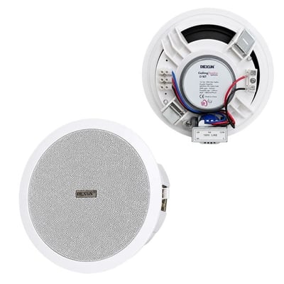 Dexun D-16T 16 Cm Hat Trafolu 100 Volt 15 Watt Alçıpan Tavan Gömme Hoparlör