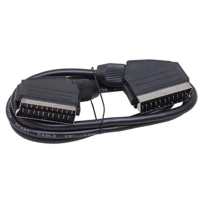 Powermaster PM-2912 Standart 1.2 Metre 7 Mm Tırnaklı Scart Scart Kablo