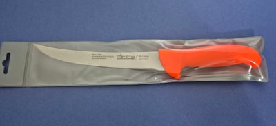Et Doğrama Bıçağı 21 cm Kasap Fibrox Kaymaz Saplı Hulusi - Drita Bıçak 25mm X 210mm X 2.5mm 10154.21 (TURUNCU RENK)