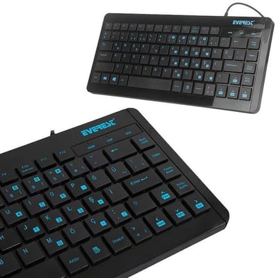 Everest KB-410 USB Q Multimedia Mini Klavye
