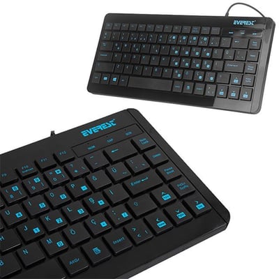 Everest KB-410 USB Q Multimedia Mini Klavye