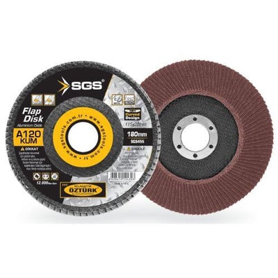 FLAP DİSK 180MM AO 120KUM