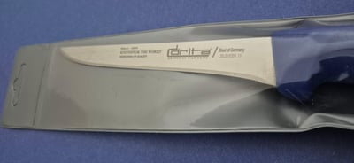 Fibrox Kaymaz Saplı Düz Kasap Kemik Sıyırma Bıçağı 15 cm Hulusi - Drita Bıçak 16mm X 150mm X 2.5mm 10351.15