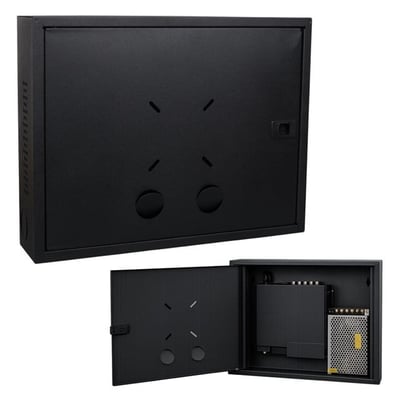 Fury 45x35x10cm Dik Tip Siyah DVR / NVR Güvenlik Kabini Pano