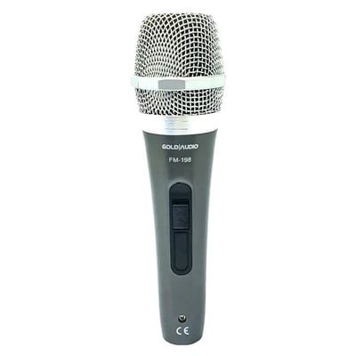 Gold Audio FM-198 Dinamik 600 Ohm Kablolu El Mikrofonu