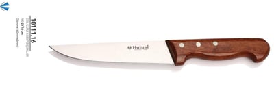 Gül Saplı Kasap Bıçağı 16 cm No.2 Hulusi Bıçak 36mm X 160mm X 3mm 10111.16