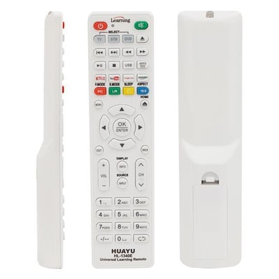 Huayu HL-1340E TV-LCD-Uydu-DVD Öğrenebilen Netflix-Youtube-Amazon Tuşlu Akıllı Kumanda