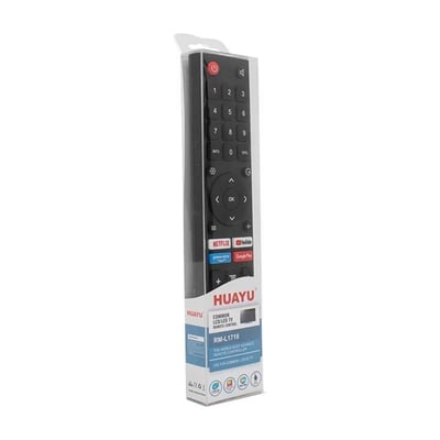Huayu RM-L1718 Changhong Netflix-Youtube-Prime Video-Google Play Tuşlu Üniversal LCD Led TV Kumanda