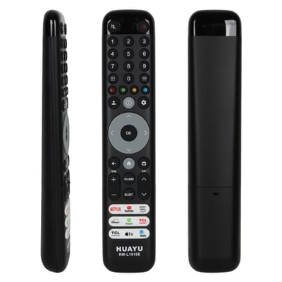 Huayu-L1910E TCL Netflix-Prime Video-Youtube-TCL Channel-TCL Home-Web Tuşlu Ses Komutsuz LCD TV Kumanda
