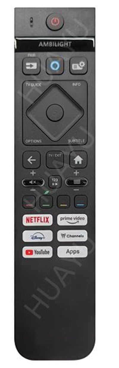 Huayu PH-V17 Philips Netflix-Prime Video- Youtube- Disney Plus Tuşlu Ses Komutlu Lcd-Led Tv Kumanda