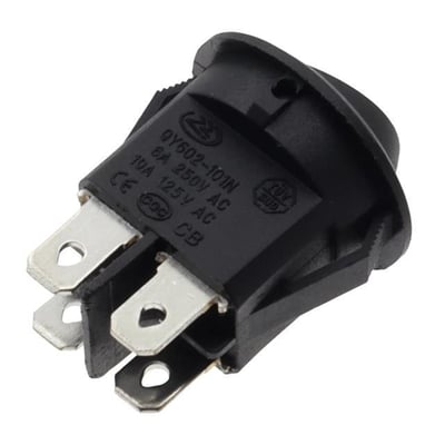 IC-131-4 Yuvarlak Işıklı On-Off Anahtar 4P