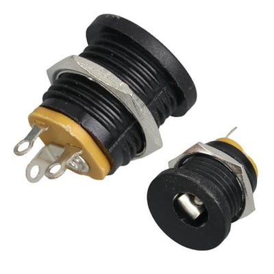 IC-258 Dc Jak 2.5Mm Somunlu Ø12Mm