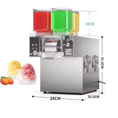 Jwbetter Kokteyl - Buz Kar Yapma Makinesi Ticari AC220V (ZB-XBJ124FZ)