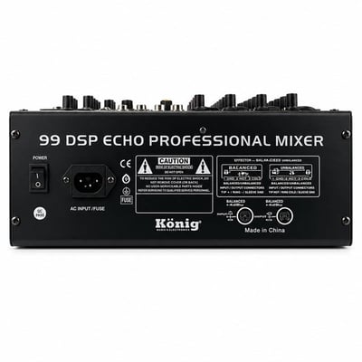 König KX-4 4 Kanal 2 Aux Giriş USB - MP3 - BT 99 DSP 2X7 Band EQ Deck Mikser