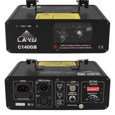 Layu C140Gb Yeşil-Mavi Çift Renk Beam Efekt Lazeri