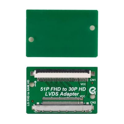 Lcd Panel Flexi Repair 51p Fhd To 30p Hd Lvds Lvds To Fpc Lg In Samsung Out QK0806B