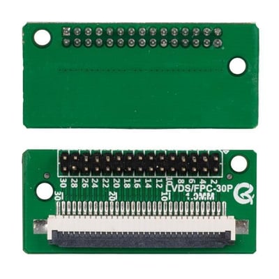 Lcd Panel Flexi Repair Lvds-Fpc-30p 1.0mm Hd Fpc Input 30p Lvds Turn Pin QK0823B