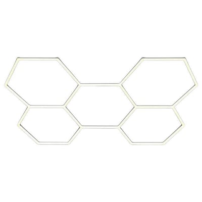 Ledx AL-RW7226 Altıgen Petek 240W Beyaz Led Armatür Garaj Dekoratif Aydınlatma