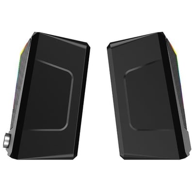 Lenovo Lecoo DS104 Kablolu Usb + 3.5Mm Jack 6W 80dB Rgb Işıklı 1+1 Gaming Speaker - Hoparlör