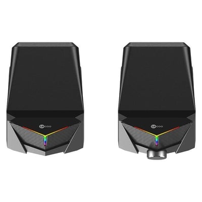 Lenovo Lecoo DS104 Kablolu Usb + 3.5Mm Jack 6W 80dB Rgb Işıklı 1+1 Gaming Speaker - Hoparlör