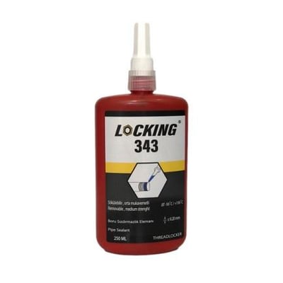 Lockıng 343 Sıvı Conta Yapıştırıcı 250Ml