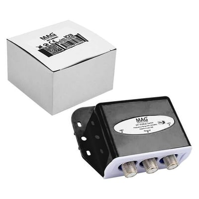 Mag MG-103 2X1 Uydu Diseqc Switch 950-2400MHZ Ekleme Kaybı 3Db