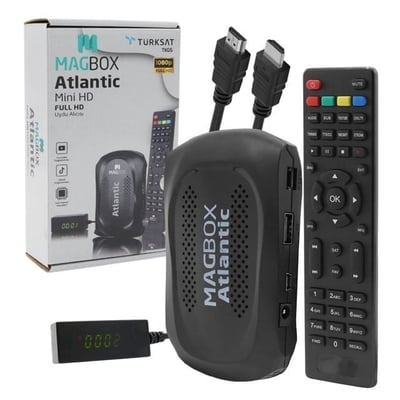 Magbox Atlantic Display Gözlü Tkgsli 1080P Full HD Mini Uydu Alıcısı