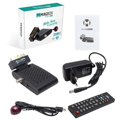 Magbox Scart Plus TKGSli Scart Girişli Mini SD Uydu Alıcısı