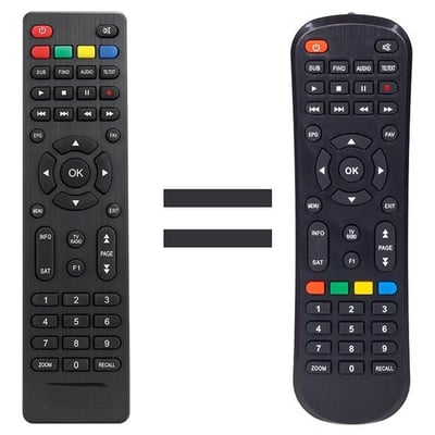 Magbox Uranüs / Rose 8030 HD / Digipol DP88 / Riosat RHD-900 / Mastertech MR-800 HD Uydu Kumandası