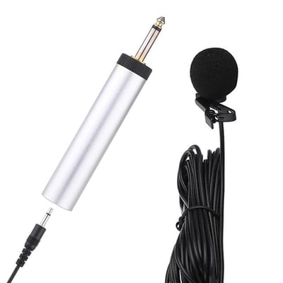 MagicVoice MV-1899 Kondenser 5 Metre Kablolu Süngerli Yaka Mikrofonu