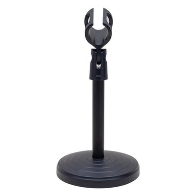 Magicvoice DS-101 Metal Masa Üstü Mikrofon Tutacağı (Döküm Ağır Taban, 28mm Klips, Ayarlanabilir Açı)
