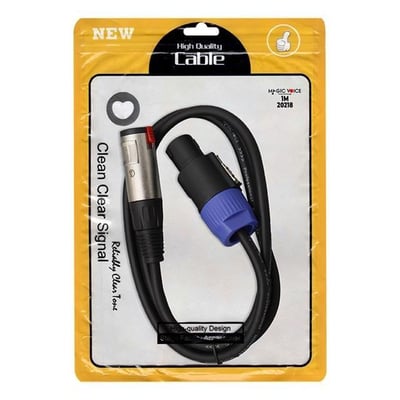 Magicvoice LD384 Specon Erkek - Canon Dişi Çevirici 1 Metre Kablo