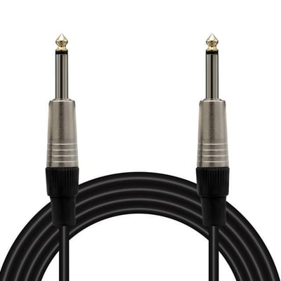 MagicVoice LD393A 5 Metre 6.35mm Mono Erkek Jak (TS) Ses Kablosu Metal Jack