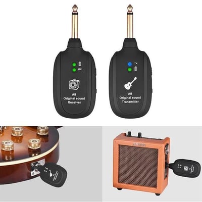 Magicvoice MV-19583 Uhf Gitar Tip Kablosuz Amfi Ve Enstrüman Kablosuz Mikrofonu
