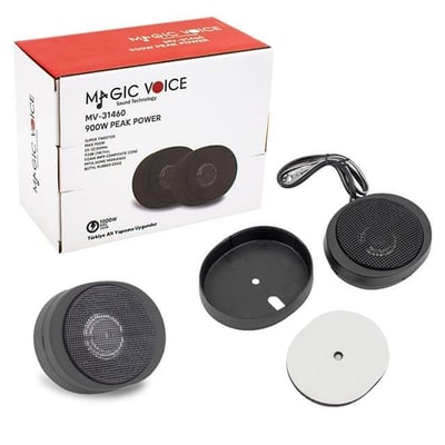 Magicvoice MV-31460 Max 900W / Rms 350 W Dome Oto Tweeter (2\li Takım)