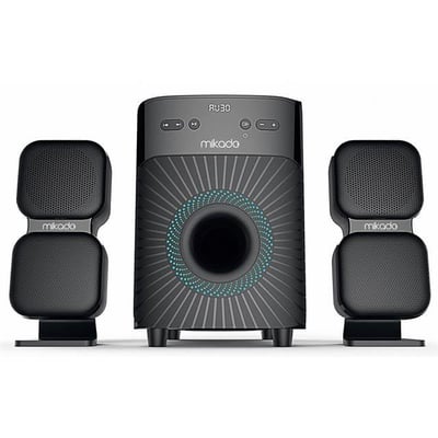 Mikado MD-360BT 2+1 38W BT/AUX/USB/FM/LED Ekran Multimedia Speaker Ev Sinema Sistemi