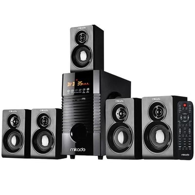 Mikado MD-856BT USB-SD-FM Destekli Multimedya 5+1 Bluetooth Speaker