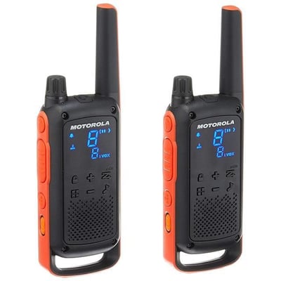 Motorola TLKR-T82 10 Km Siyah PMR El Telsizi 2li Paket
