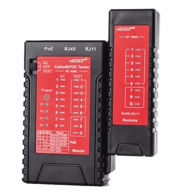 Noyafa NF-468S Rj45-Rj11-Poe Destekli Çok Fonksiyonlu Ağ Telefon Kablosu Test Cihazı