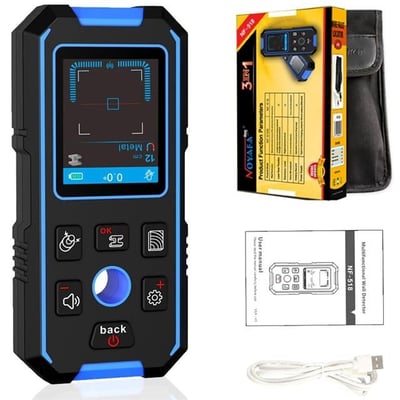 Noyafa NF-518 Dijital 3in1 Duvar Tarayıcı Lazer Metre Dedektör Seviye Ölçüm Cihazı